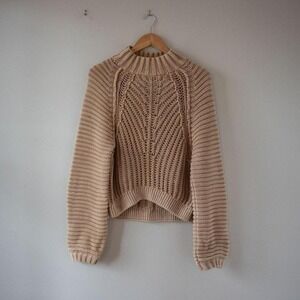 Free People Brown Sweetheart Sweater‎ Size